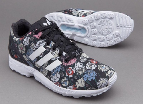 ZX flux sko med blomsterprint -15