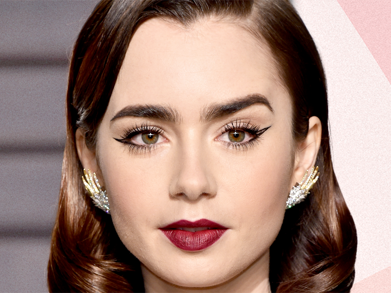 Lily Collins szeme