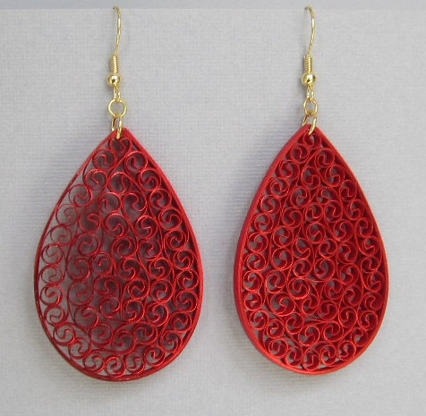 Papir Quilling smykker