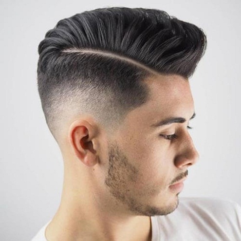 Tekstureret Pompadour