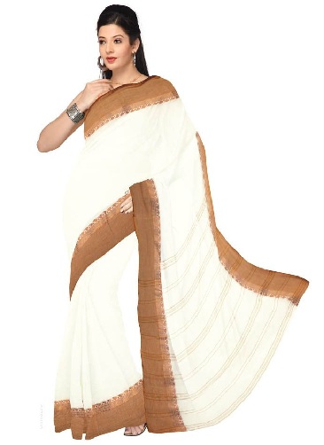 Bengal Phulia håndvævet Saree