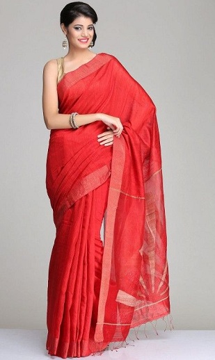Den klassiske Bengali Silk Saree