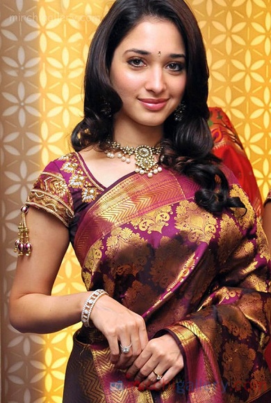 A dél -indiai tervező, Silk Saree