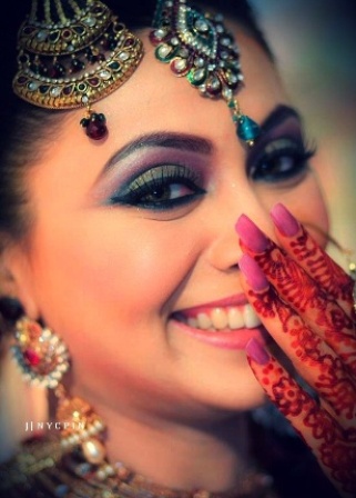 Indiai szikh menyasszonyi smink megjelenés