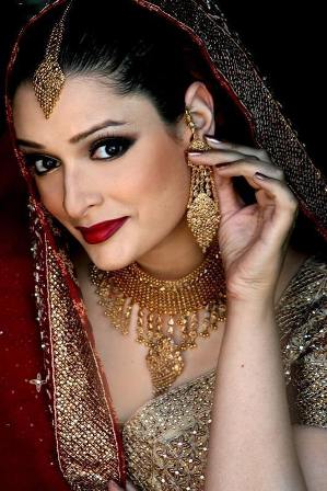 Islamisk brude makeup look