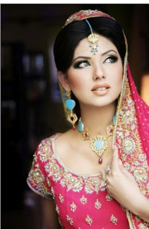 Brun brude makeup look