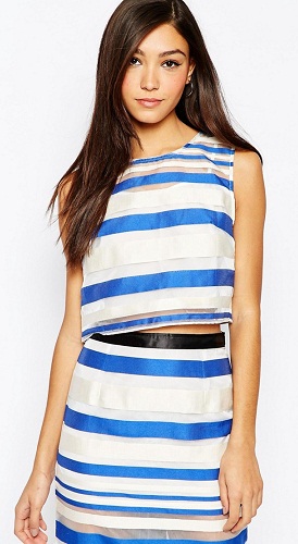 Chop Crop Top til piger
