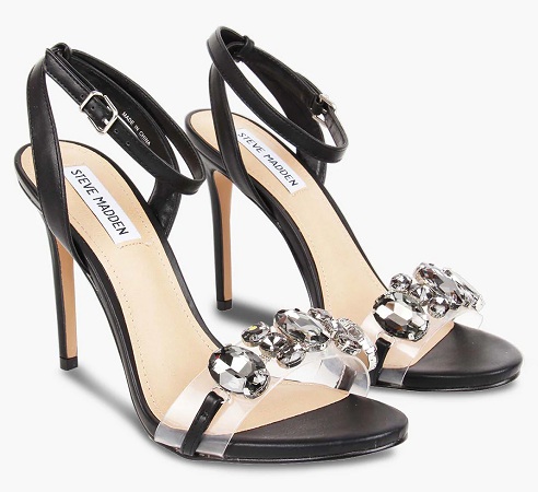 Stilletto Heel Sandal med Rhinestone