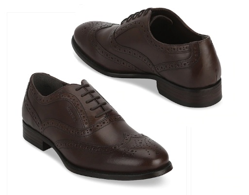 Brun Rød Tape Brogues