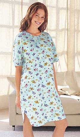 Lang T-shirt Nighty til teenagere
