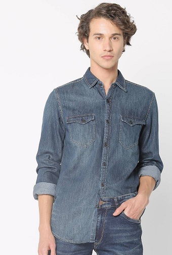 Spykar Denim Casual Shirt