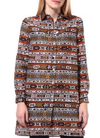 Traditionel kvindelig afslappet Kurta Cum Shirt