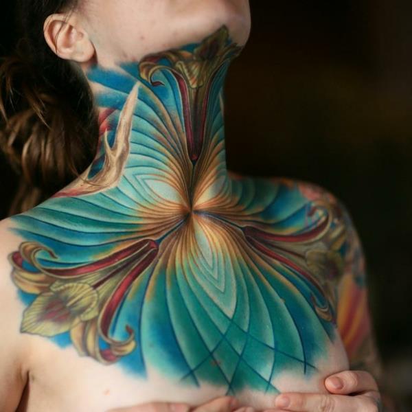 3d tatuoinnit abstrakti aiheita kaulan tatuointi