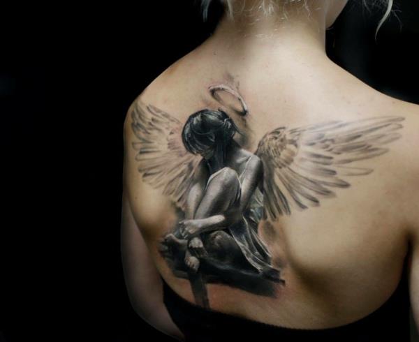 3d tatuoinnit takaisin enkeli