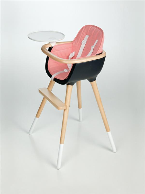 suunnittelija vauvan huonekalut micuna lasten tuoli vaaleanpunainen musta