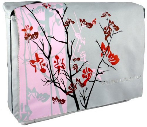 Bærbar taske med blomsterprint til kvinder