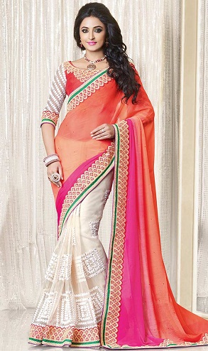 halv og halv sarees
