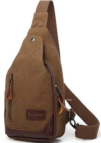 Canvas One Shoulder School Bag