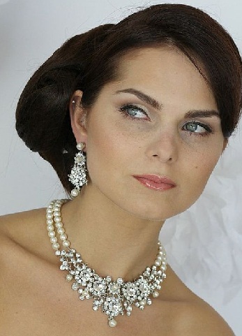 Bridal Pearl halskæde smykkesæt