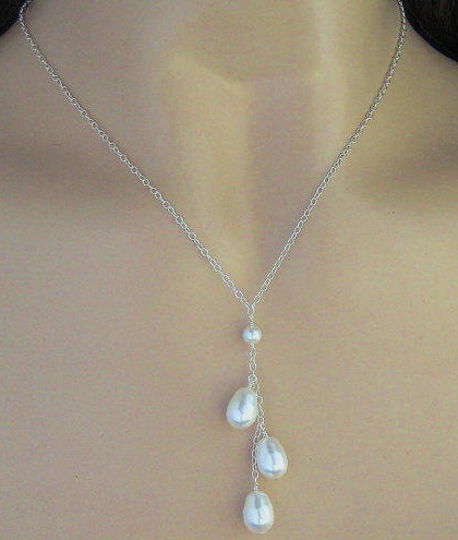 Triple Pearl halskæde til kvinde