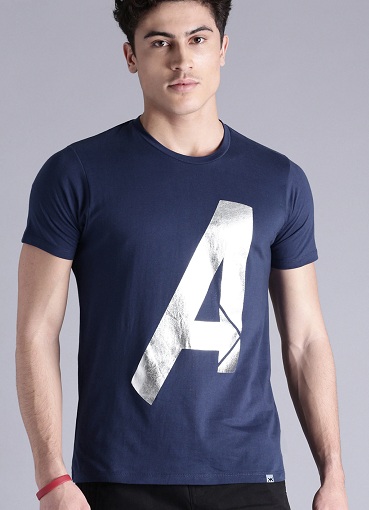 Avengers Print T -shirt til mænd
