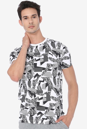Puma trykt T-shirt til mænd