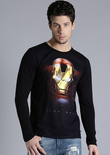 Iron Man T-shirt til mænd