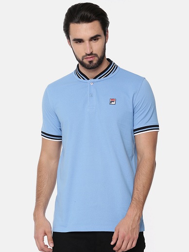Fila Henley Neck T-shirt til mænd