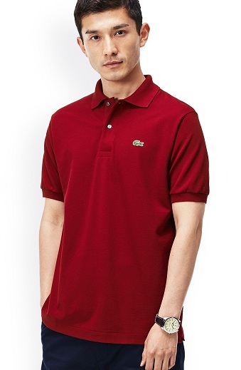 Lacoste almindelig T -shirt til mænd
