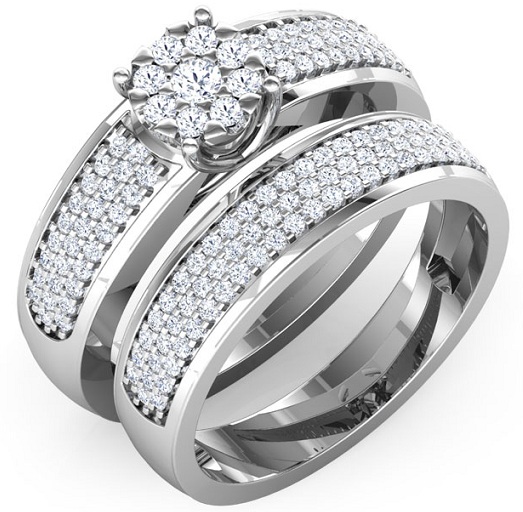 Nyilatkozat menyasszonyi gyűrű készlet