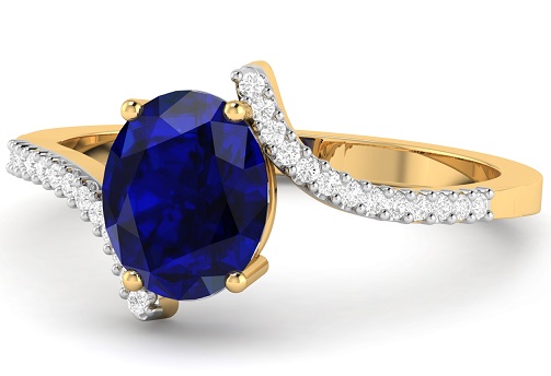 Gyémánt és drágakő jegygyűrű