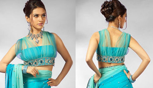 Tube Saree bluse design