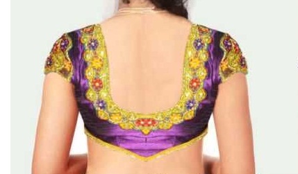 U -hals blusedesign