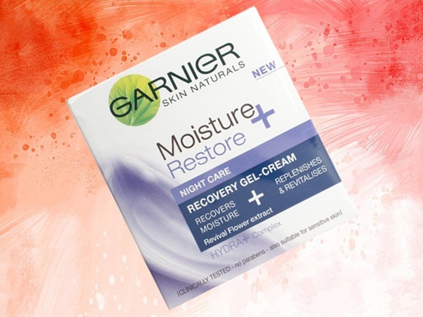 Garnier Moisture + Restore éjszakai ápoló gél krém