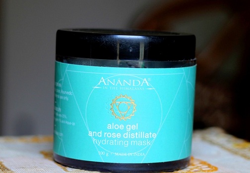 Ananda Aloe gél & amp; Rose Desztillátum hidratáló maszk