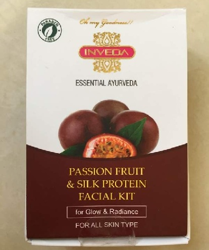 Inveda Passionsfrugt & amp; Silk Protein Facial Kit