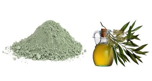 Tea Tree Oil og Green Clay Face Pack
