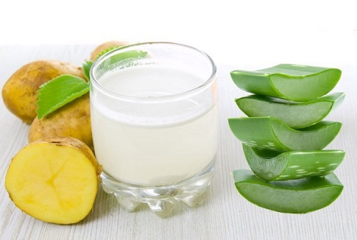 Aloe Vera med kartoffelsaft