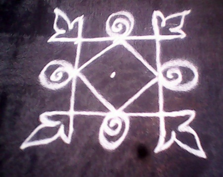 Begynder 3 Dot Rangoli