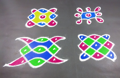 Enkel Kolam Rangoli