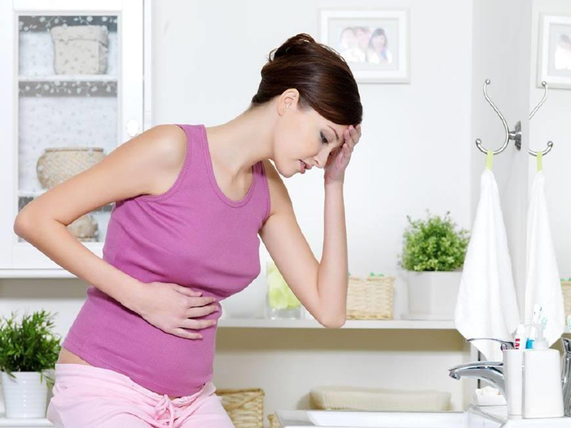 5 uger gravid krampe
