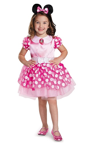 Minnie Mouse kjole til en 5-årig pige