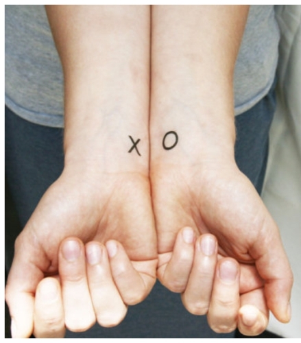 Egyszerű ideiglenes matricák tetoválás