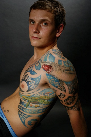 Mænd Skulder Tattoo Tribal Art