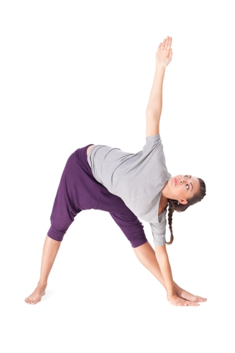 Triangle Pose - Trikonasana Yoga til graviditet