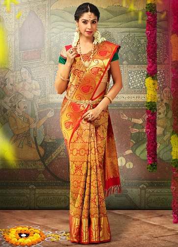 Brudesilke Saree