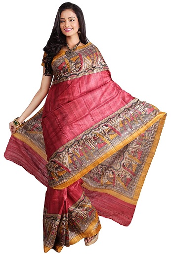 Nyers selyem Sarees