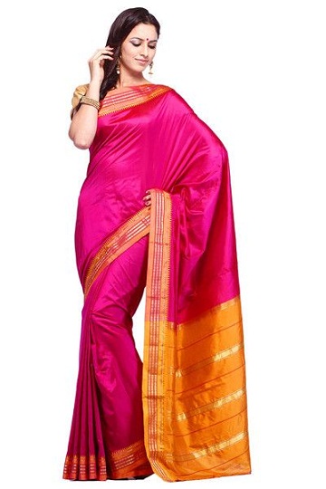 Ren Narayanpet Pure Silk Saree