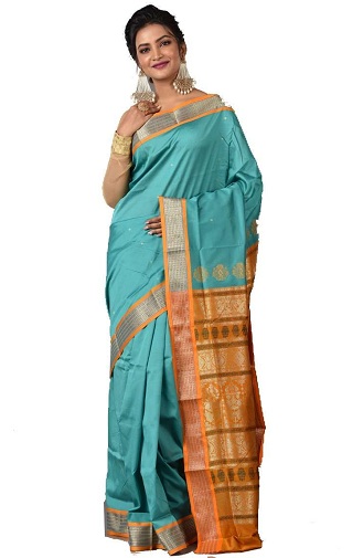 Bomkai Silk Saree