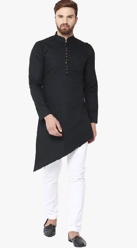 Asymmetrisk Kurta pyjama